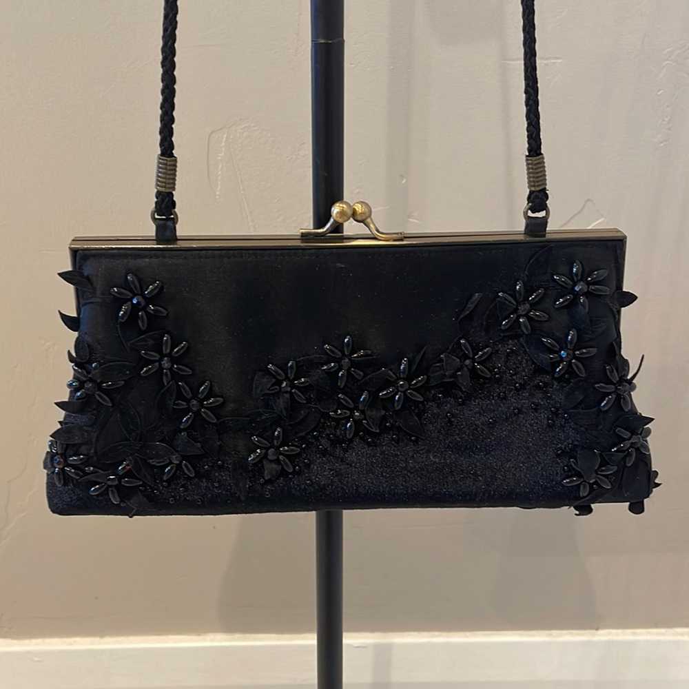 Kate Landry beaded evening bag purse